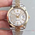  Replica Rolex Oyster Perpetual Datejust II 41mm Watch - 2-Tone Jubilee Silver Dial Cal.3255